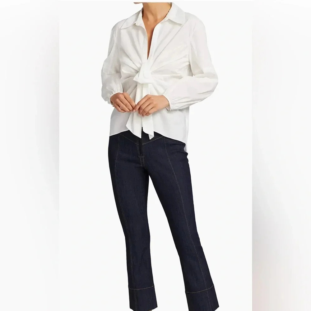 Cinq à Sept
Austyn Knotted Detail Blouse size M